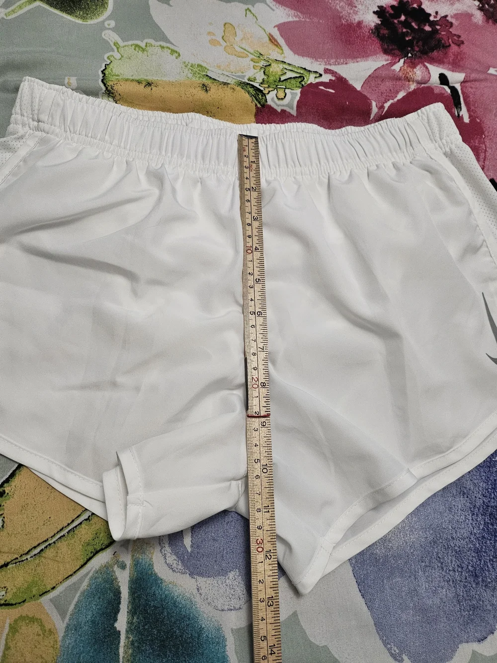 Nike Women's White Dri-FIT Running Shorts